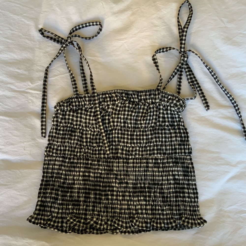 Revolve Gingham Top